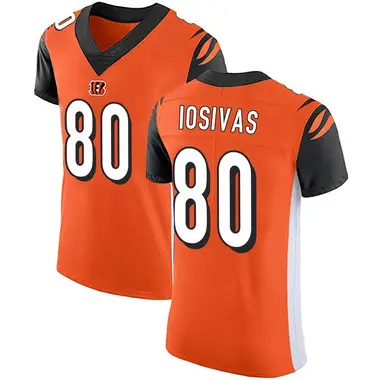 Andrei Iosivas Men's Elite Orange Cincinnati Bengals Alternate Vapor Untouchable Jersey