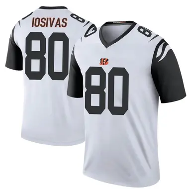 Andrei Iosivas Men's Legend White Cincinnati Bengals Color Rush Jersey