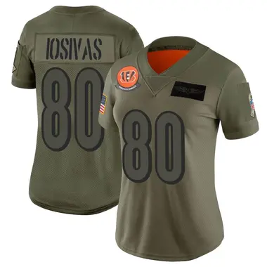 Andrei Iosivas Women's Limited Camo Cincinnati Bengals 2019 Salute to Service Jersey