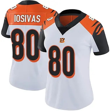 Andrei Iosivas Women's Limited White Cincinnati Bengals Vapor Untouchable Jersey