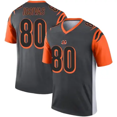 Andrei Iosivas Youth Legend Cincinnati Bengals Silver Jersey