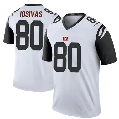 Andrei Iosivas Youth Legend White Cincinnati Bengals Color Rush Jersey