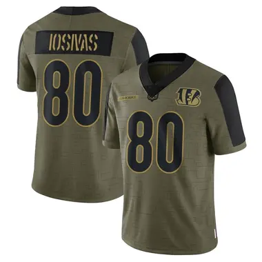 Andrei Iosivas Youth Limited Olive Cincinnati Bengals 2021 Salute To Service Jersey