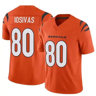 Andrei Iosivas Youth Limited Orange Cincinnati Bengals Vapor F.U.S.E. Jersey