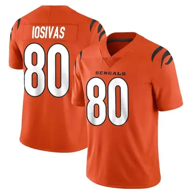 Andrei Iosivas Youth Limited Orange Cincinnati Bengals Vapor Untouchable Jersey