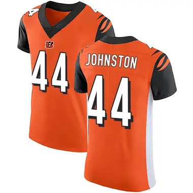 Clay Johnston Men's Elite Orange Cincinnati Bengals Alternate Vapor Untouchable Jersey