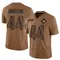 Clay Johnston Men's Limited Brown Cincinnati Bengals 2023 Salute To Service Jersey