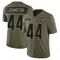 Clay Johnston Men's Limited Olive Cincinnati Bengals 2025 Salute to Service Jersey