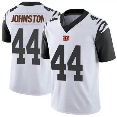 Clay Johnston Men's Limited White Cincinnati Bengals Color Rush Vapor Untouchable Jersey