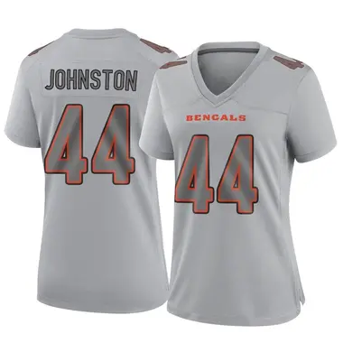 Clay Johnston Women's Game Gray Cincinnati Bengals Atmosphere Fashion Jersey