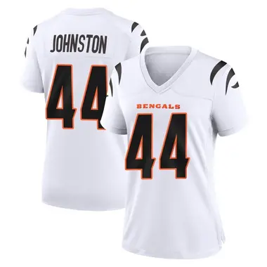 Clay Johnston Women's Game White Cincinnati Bengals Jersey