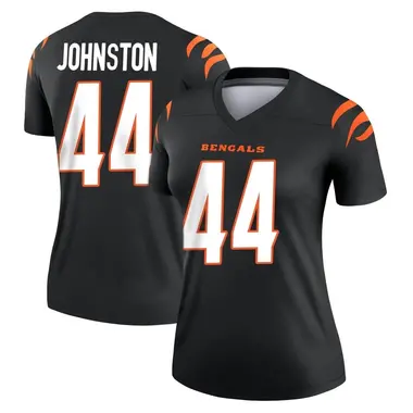 Clay Johnston Women's Legend Black Cincinnati Bengals Jersey