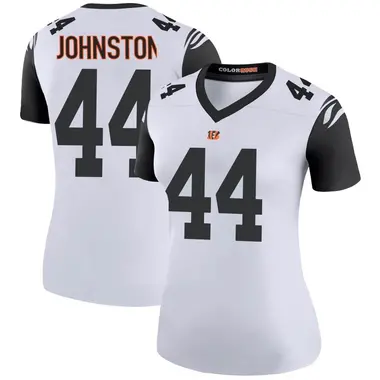 Clay Johnston Women's Legend White Cincinnati Bengals Color Rush Jersey