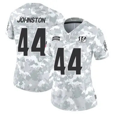 Clay Johnston Women's Limited Arctic Camo Cincinnati Bengals 2024 Salute to Service Jersey