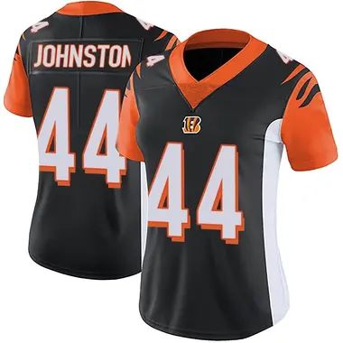 Clay Johnston Women's Limited Black Cincinnati Bengals Team Color Vapor Untouchable Jersey