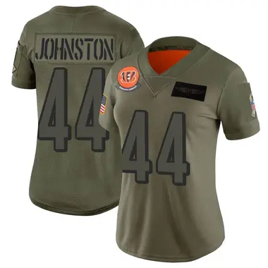 Clay Johnston Women's Limited Camo Cincinnati Bengals 2019 Salute to Service Jersey