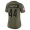 Clay Johnston Women's Limited Olive Cincinnati Bengals 2025 Salute to Service Jersey