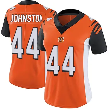 Clay Johnston Women's Limited Orange Cincinnati Bengals Vapor Untouchable Jersey