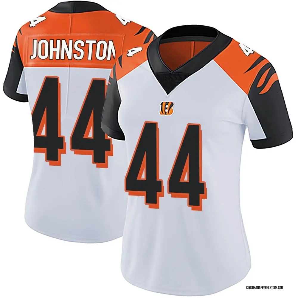 Clay Johnston Women's Limited White Cincinnati Bengals Vapor Untouchable Jersey