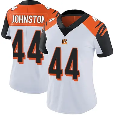 Clay Johnston Women's Limited White Cincinnati Bengals Vapor Untouchable Jersey