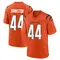 Clay Johnston Youth Game Orange Cincinnati Bengals Jersey