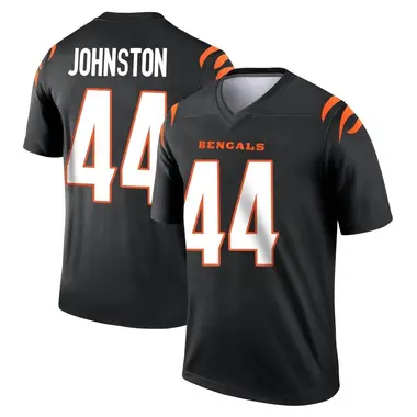 Clay Johnston Youth Legend Black Cincinnati Bengals Jersey