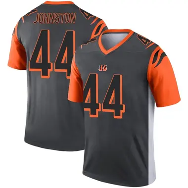 Clay Johnston Youth Legend Cincinnati Bengals Silver Jersey