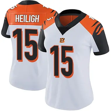 Jaivon Heiligh Women's Limited White Cincinnati Bengals Vapor Untouchable Jersey