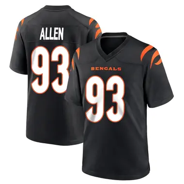 Jonathan Allen Men's Game Black Cincinnati Bengals Team Color Jersey