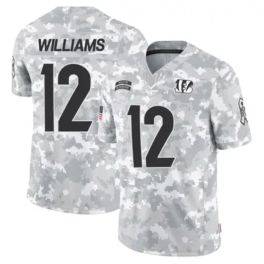 Ke'Shawn Williams Men's Limited Arctic Camo Cincinnati Bengals 2024 Salute to Service Jersey