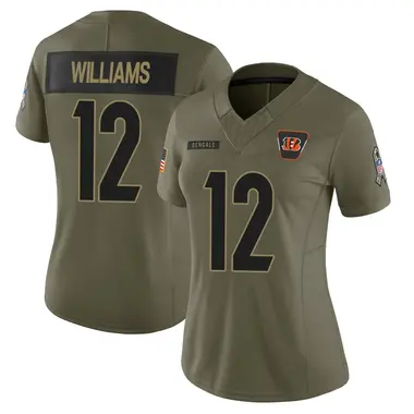 Ke'Shawn Williams Women's Limited Olive Cincinnati Bengals 2025 Salute to Service Jersey